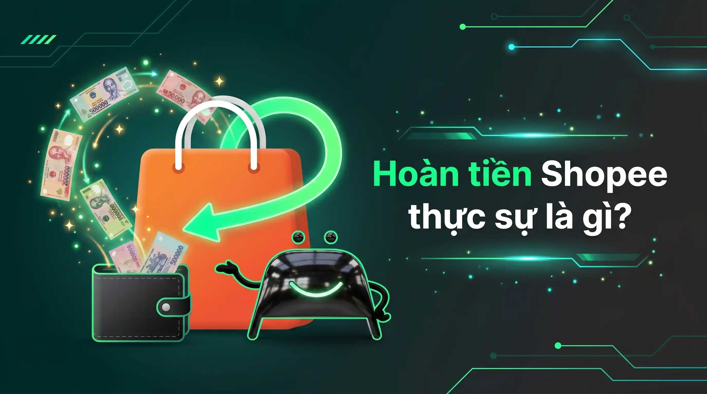 Hoàn tiền Shopee và CashToBack mua sắm online cùng CashToBack